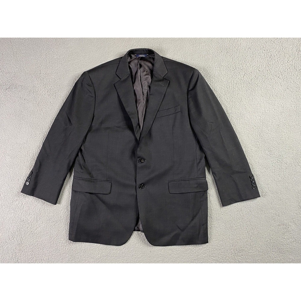 Brooks Brothers Jacket 44 R Gray Wool Madison 1818 Estrato Trabaldo Tonga Italy